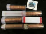 Group of seven (7) 50 count BU rolls of Canadian cents - 1963, 1964, 1969, (3) 1979, 2012 (LAST YEAR