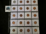 Group of 20 mixed date Lincoln Cents, dates range from 1943 to 2015, includes BU & Proof issues, gro