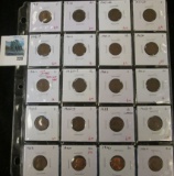 Group of 20 mixed date Lincoln Wheat Cents, includes mintmarked 10s, 20s and 30s, some better dates