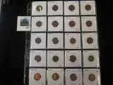 Group of 20 mixed date Lincoln Wheat Cents, includes mintmarked 10s, 20s and 30s, some better dates