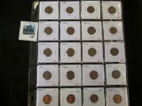 Group of 20 mixed date Lincoln Wheat Cents, includes mintmarked 10s, 20s and 30s, some better dates