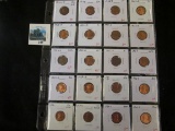 Group of 20 mixed date Lincoln Cents, dates range from 1944 to 2011, includes BU & Proof issues, gro
