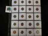 Group of 20 mixed date Lincoln Wheat Cents, includes mintmarked 10s, 20s and 30s, some better dates