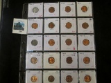 Group of 20 mixed date Lincoln Cents, dates range from 1943 to 1981, includes BU & Proof issues, gro