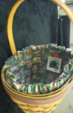 Longeberger 1996 Easter basket with protector and liner, in great shape! From smoke free home