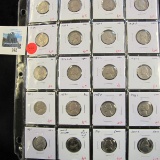 Group of 20 mixed date Jefferson Nickels, includes some early mintmarked semi-key dates, nice mix, g