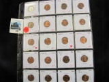 Group of 20 mixed date Lincoln Cents, dates range from 1943 to 1981, includes BU & Proof issues, gro