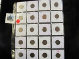 Group of 20 Indian Head Cents, dates from 1901 through 1909, better date!, all grade G, group value