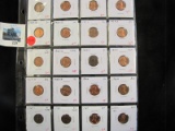 Group of 20 mixed date Lincoln Cents, dates range from 1944 to 2009, includes BU & Proof issues, gro