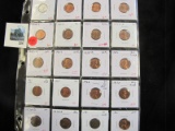 Group of 20 mixed date Lincoln Cents, dates range from 1943 to 1981, includes BU & Proof issues, gro