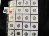 Group of 20 mixed date Jefferson Nickels, includes some early mintmarked semi-key dates, nice mix, g