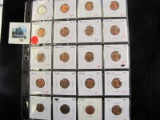 Group of 20 mixed date Lincoln Cents, dates range from 1943 to 1984, includes BU & Proof issues, gro