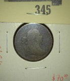 1804 Draped Bust Half Cent, plain 4, stemless, G, value $70+