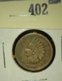 1859 Indian Head Cent, G, value $15+