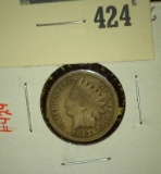 1863 Indian Head Cent, G, value $10+