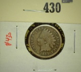 1863 Indian Head Cent, G, value $10+