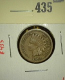 1860 Indian Head Cent, VG, value $15+