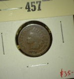 1878 Indian Head Cent, better date, G, value $35+