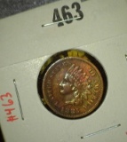 1885 Indian Head Cent, better date, VF toned, value $30+