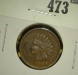 1903 Indian Head Cent, XF, value $10+