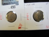 Pair of 1909 Cents - 1909 Indian, G, 1909 VDB, VF, pair value 30+