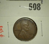 1909 VDB Lincoln Cent, XF, value $19+