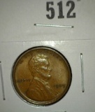 1909 VDB Lincoln Cent, AU58, value $25+