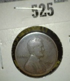 1911-D Lincoln Wheat Cent, F+, value $12+