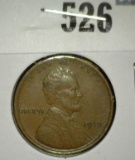 1912 Lincoln Wheat Cent, XF, value $13+