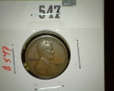 1915-S Lincoln Wheat Cent, F, value $30+