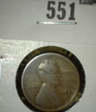 1922-D Lincoln Wheat Cent, G, value $20+