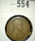1922-D Lincoln Wheat Cent, G, value $20+