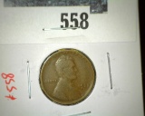 1922-D Lincoln Wheat Cent, VG, value $21+