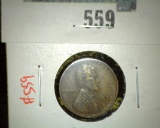 1922-D Lincoln Wheat Cent, VG, value $21+