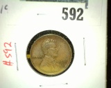 1934 Lincoln Wheat Cent, BU brown, value $12+