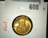 1939-D Lincoln Wheat Cent, BU toned, value $10+