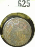 1864 2 Cent Piece, G/VG, value $18+