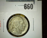 1913 Type 1 MOUND Buffalo Nickel, VF+, value $20+