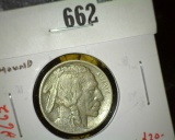 1913 Type 1 MOUND Buffalo Nickel, VF/XF, value $20-$25+