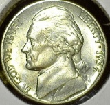 1938 Jefferson Nickel, BU toned, value $15+