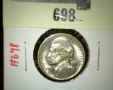 1938-D Jefferson Nickel, BU NICE! value $12+