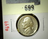 1938-D Jefferson Nickel, BU, value $12+