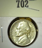 1942-P WWII SILVER War Nickel, BU, value $12+