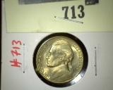 1950-D Jefferson Nickel, UNC/BU, key date, value $15+