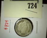 1913 Barber Dime, VF, value $10+