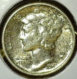 1941 Mercury Dime, BU toned, MS63 value $12+, MS65 value $30+