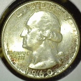 1960 Washington Quarter, BU toned, value $15+