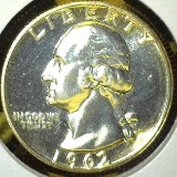 1962 Washington Quarter, PROOF, value $11+