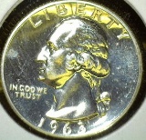 1963 Washington Quarter, PROOF, value $11+