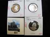 Group of 3 Washington Quarters - 1976-S, 1978-S, 1979-S Type 1, all PROOF, group value $15+